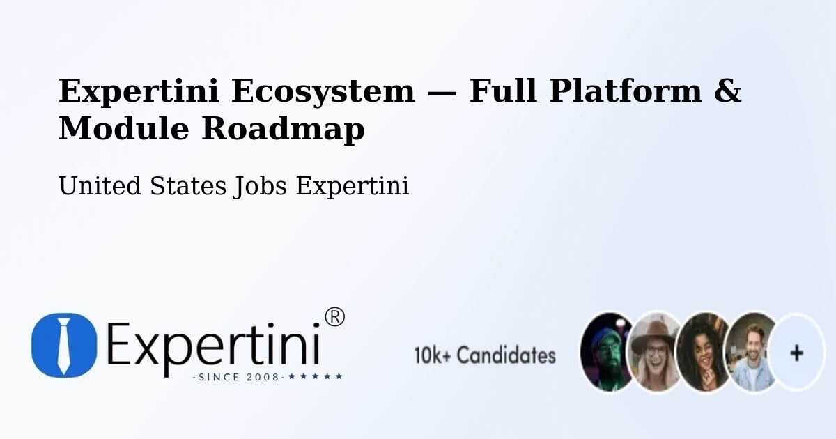 Expertini Ecosystem — Full Platform & Module Roadmap – Oneida